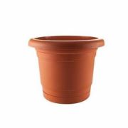 Akyüz Troy Tabaklı Saksı 31 Cm 8,5 Litre Kahve