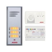 Audio Basic Serisi 6 Dairelik Kapıcılı Diafon Sistemi e-kd310-6d