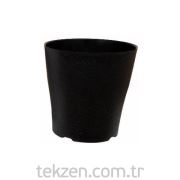 Boğaziçi - 40 Gardenya Plastik Saksı Siyah
