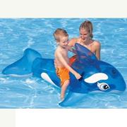 Şeffaf Balina Binici 3 yaş (163cmx76cm) Intex 58523