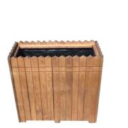 Ahşap Bahçe Saksı (Y: 70 cm. G: 100 cm. D: 35 cm.) - Ceviz