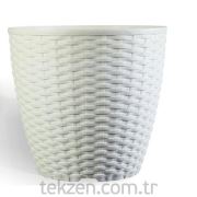 Tekzen Elit Kamelya Rattan Saksı 28 Cm - KR28E